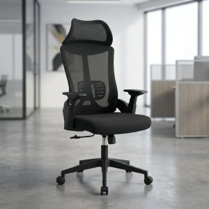 Ergonomic Mesh Office Chair with Front and Back Adjustable Armrests