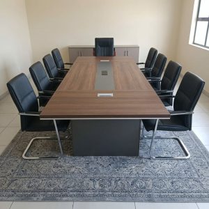 3.5m Power Executive Boardroom Table with Integrated Power Access