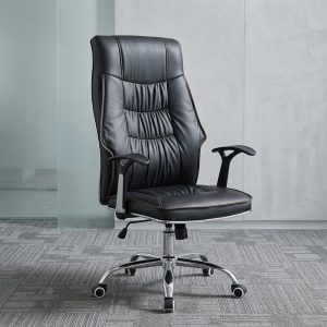 Reclining Leather Office Chair for Sale in Kenya with High Back, Padded Seat and Adjustable Recline