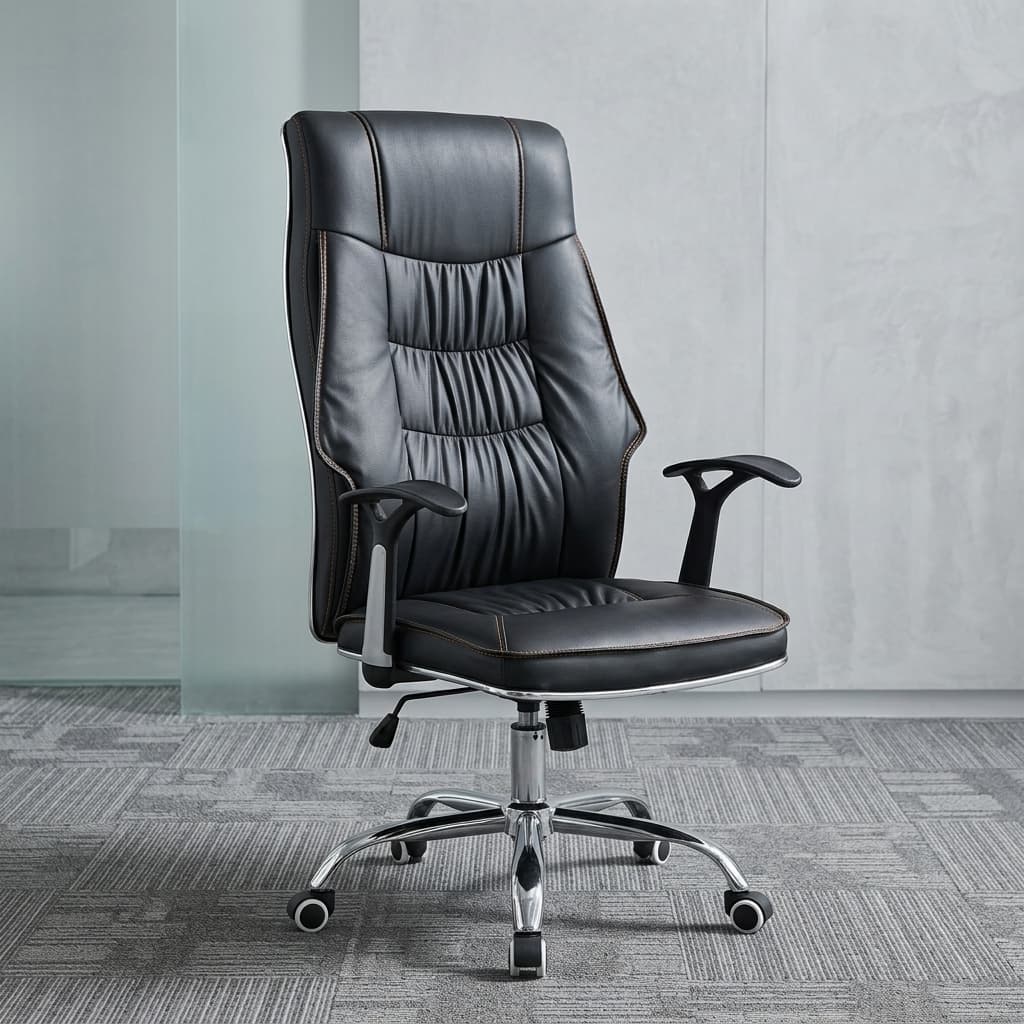 Reclining Leather Office Chair for Sale in Kenya with High Back, Padded Seat and Adjustable Recline