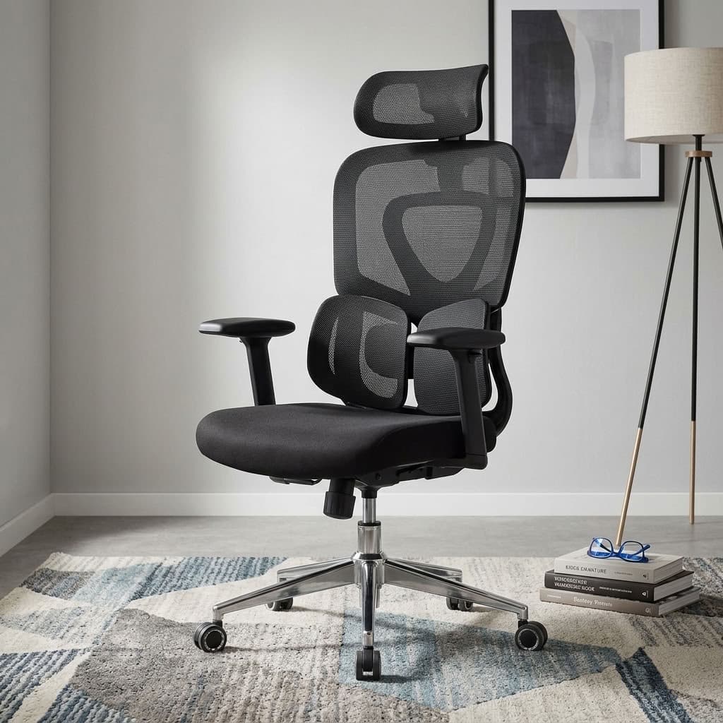 Advanced Ergonomic Office Chair for Sale in Kenya with Adjustable Headrest and 3D Armrests