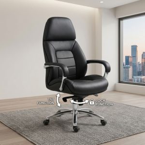 Executive CEO Leather Chair for Sale in Kenya with High Back, Tilt Function and Padded Armrests