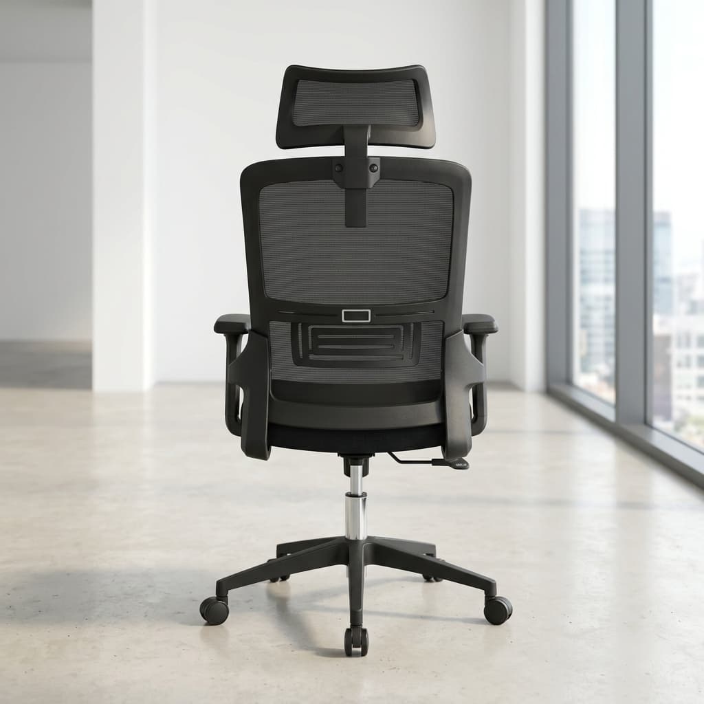 High Back Staff Office Seat with breathable mesh back and adjustable height