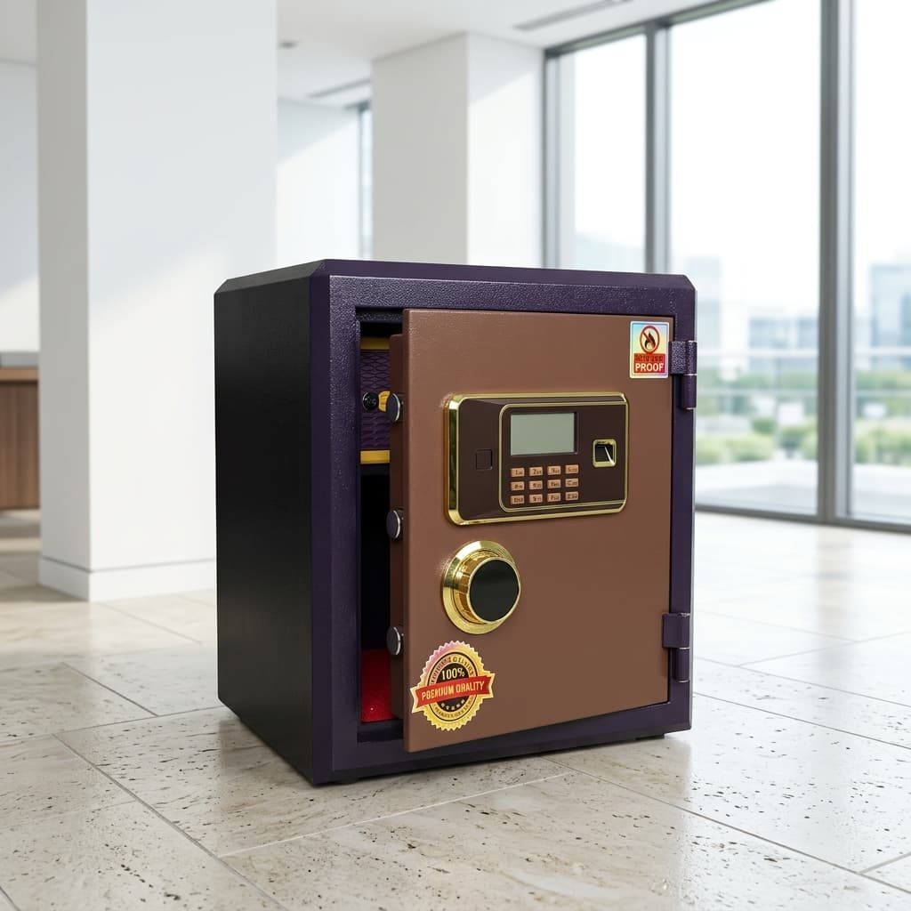 45KG Fireproof Safe with digital keypad and key access